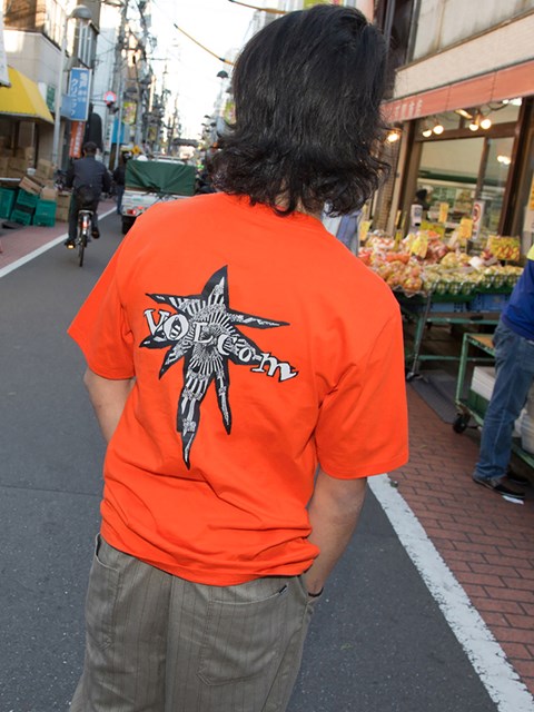 Volcom Tokyo True Corta Sleeve Tee Tigerlily | KFA-948310