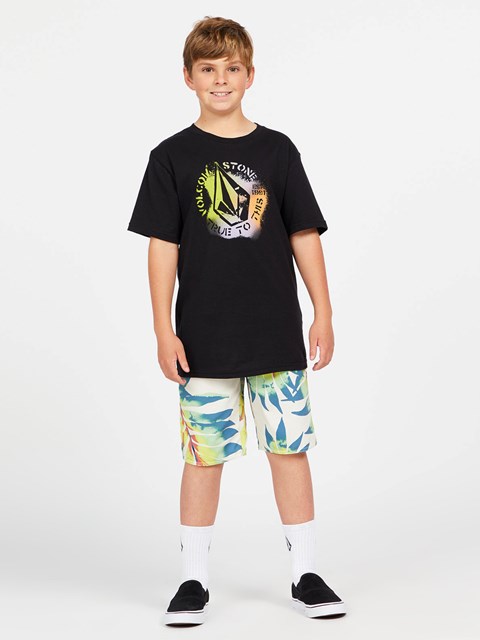 Volcom Toy Corta Sleeve Tee Negros | VIX-831405