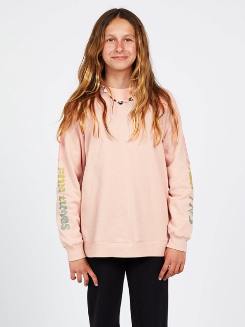 Volcom Truly Stokin Boyfriend Sweatshirt Rosas | JMB-469831