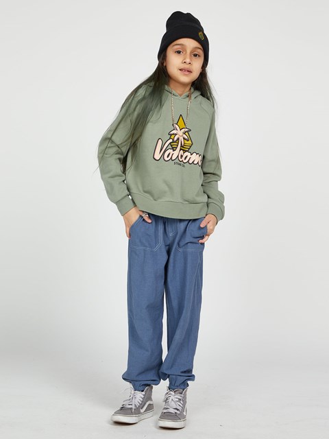 Volcom Truly Stokin Hoodie Azules | AZQ-709135
