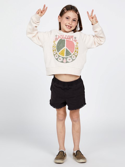 Volcom Truly Stokin Hoodie Sand | VYL-053176