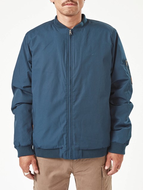 Volcom Volcom Workwear Boiler Bomber Jacket Azul Marino | MTQ-476319
