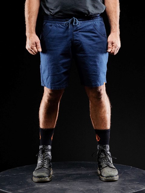 Volcom Volcom Workwear Caliper Elastic Cintura Shorts Azul Marino | SAZ-624038