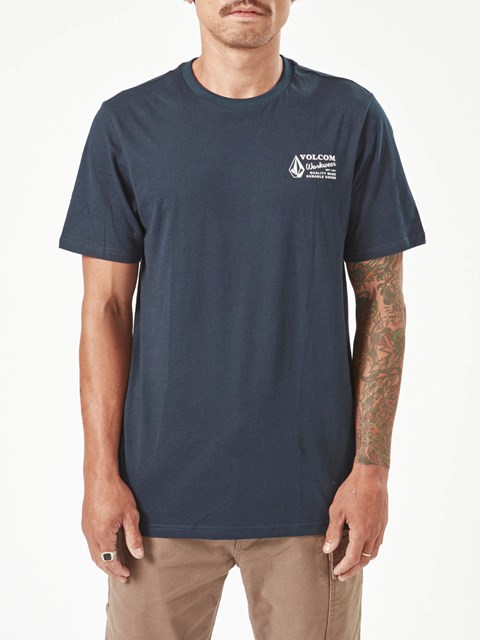 Volcom Volcom Workwear Corta Sleeve Tee Azul Marino | PFZ-607541