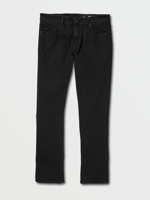 Volcom Vorta Slim Fit Jeans Negros | MKL-053684
