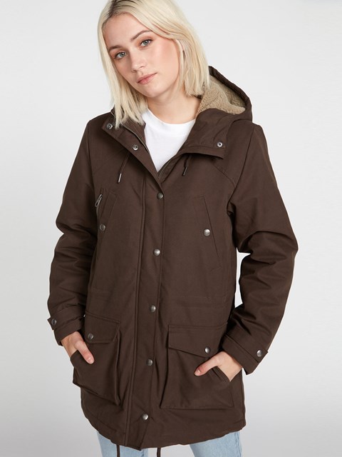 Volcom Walk On By 5K Parka Espresso | NZP-350816