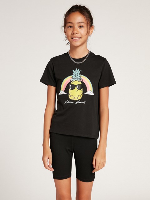Volcom Wav-ello Estampados tee Negros | FHC-157480