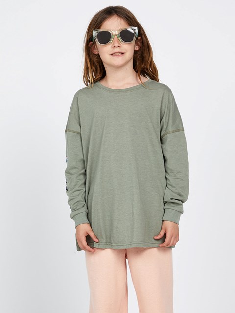 Volcom Werkin Doubles Long Sleeve Tee Azules | AEP-741360