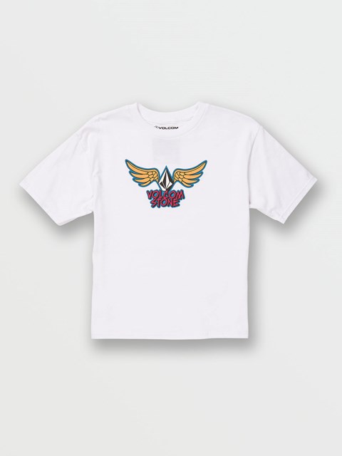 Volcom Wingz Corta Sleeve Tee Blancos | CYZ-832051