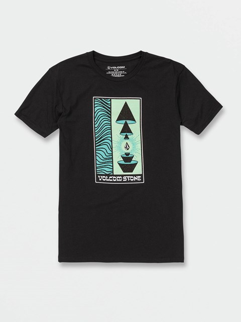 Volcom Within Corta Sleeve Tee Negros | AOP-936871